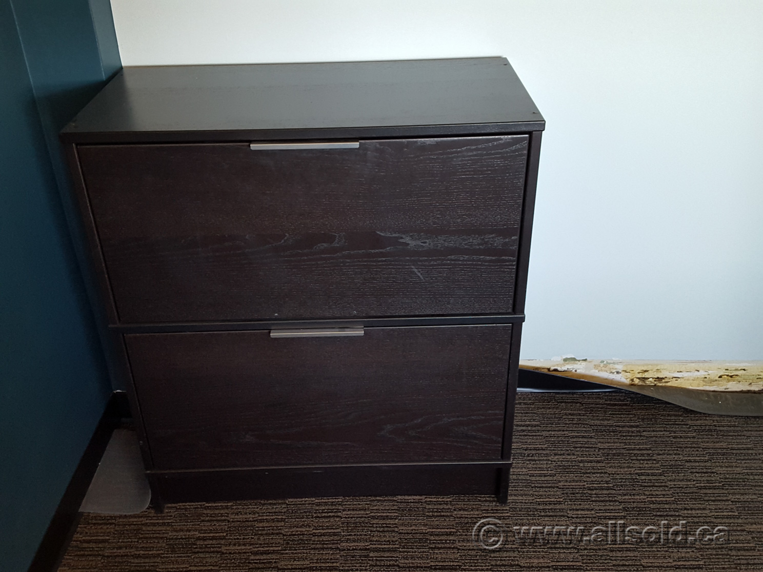 ikea 3 drawer locking file cabinet